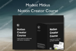 Notion Creator Course – Modest Mitkus