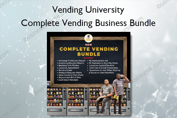 Complete Vending Business Bundle Complete Vending Business Bundle