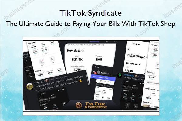 TikTok Syndicate – The Ultimate Guide to Paying Your Bills With TikTok Shop The Ultimate Guide to Paying Your Bills With TikTok Shop – TikTok Syndicate