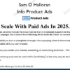 Sam O Halloran – Info Product Ads
