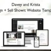 Design + Sell Showit Website Templates – Davey and Krista