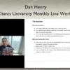 Get Clients University Monthly Live Workshop – Dan Henry