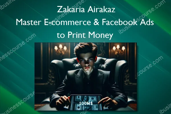 Master E-commerce & Facebook Ads to Print Money – Zakaria Airakaz Master E-commerce & Facebook Ads to Print Money – Zakaria Airakaz